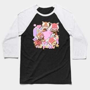 I love red pandas Baseball T-Shirt